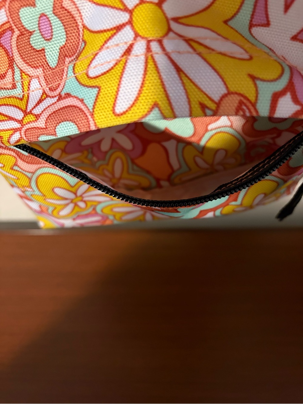 Vans Floral Mini Backpack in Yellow, Pink & Orange - Picture 7 of 7